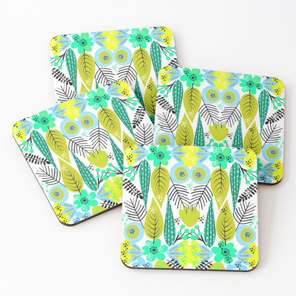 Item preview, Green Floral Design designed and sold by Nora Gad.