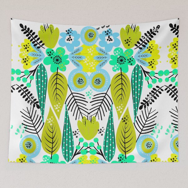 Item preview, Green Floral Design designed and sold by Nora Gad.