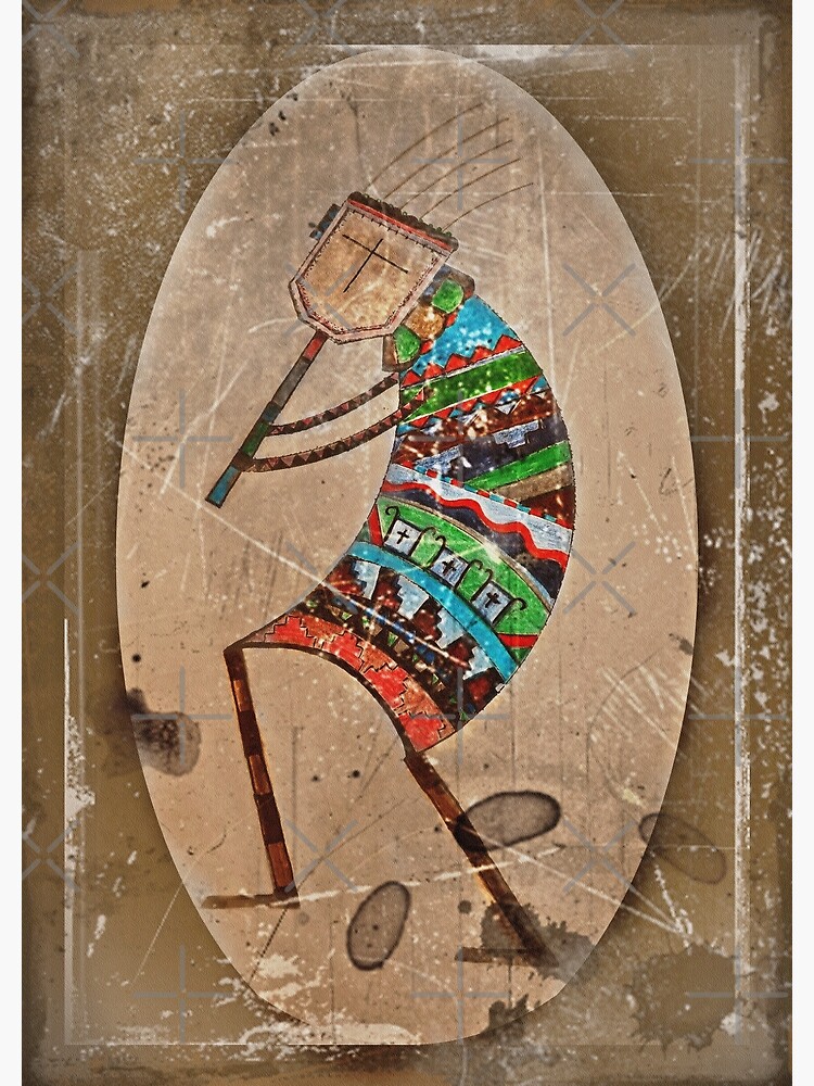 "Kokopelli the Flute Playing Trickster" Poster by dianegaddis Redbubble