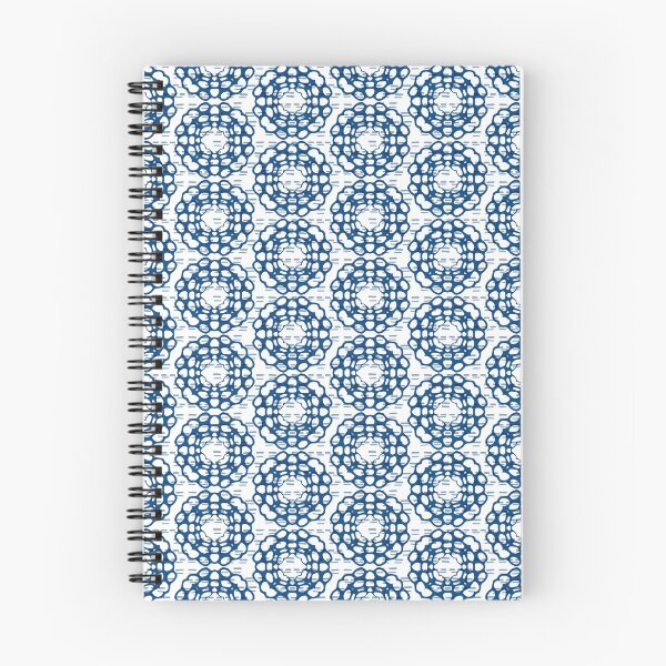 Item preview, Japanese Geometric Flower Stitching in Blue and White designed and sold by Dora Yvonne Textiles.
