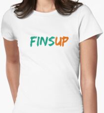 Fins Up! Women's Fitted T-Shirt