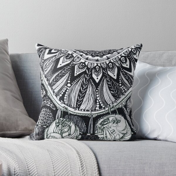 Necklace Throw Pillow