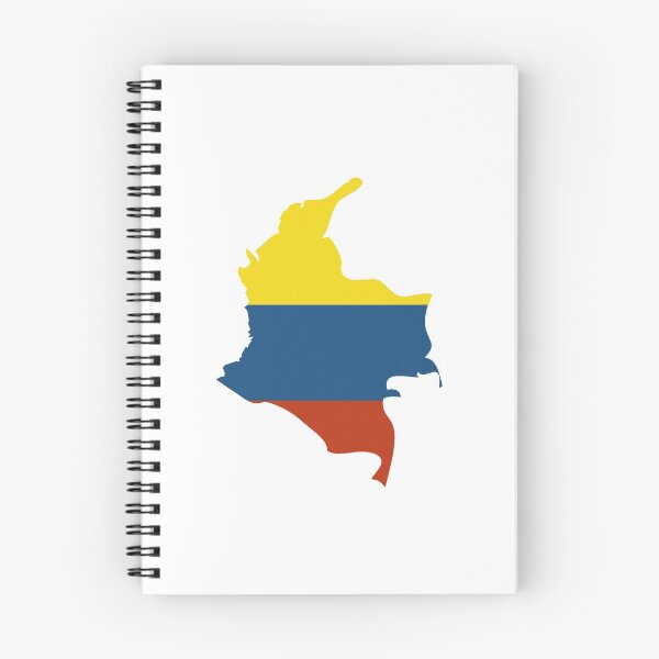 Item preview, Colombia map with flag colors designed and sold by Angelica Herrera.