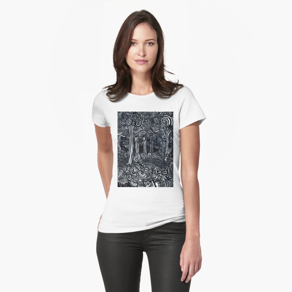 Item preview, Fitted T-Shirt designed and sold by amafineart1.