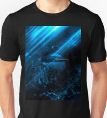 Raumschiff Planet Saturn Slim Fit T-Shirt