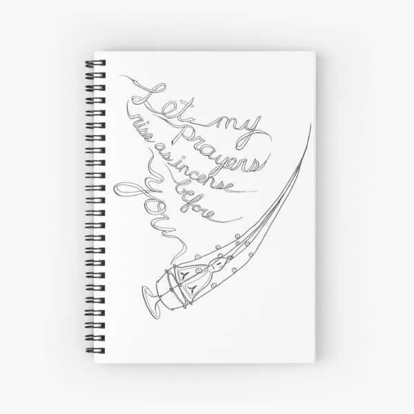 Prayers Rising Spiral Notebook