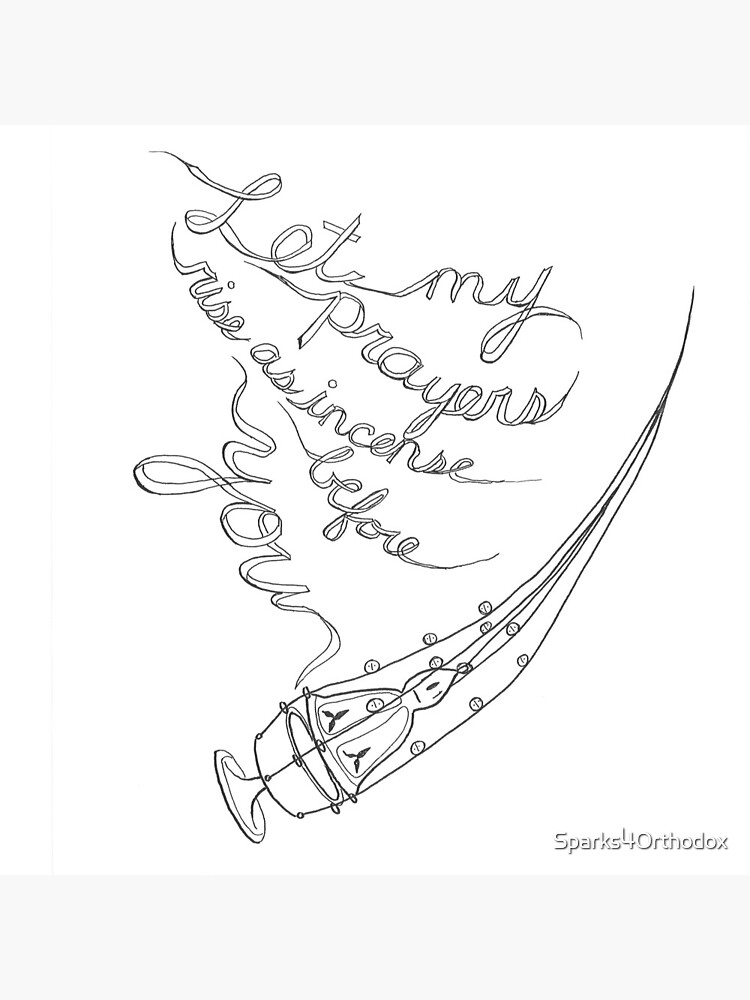 Thumbnail 2 of 2, Tote Bag, Prayers Rising designed and sold by Sparks4Orthodox.