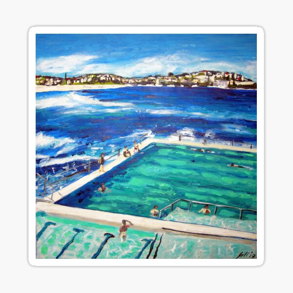 Item preview, Bondi Icebergs Summer designed and sold by gillsart.