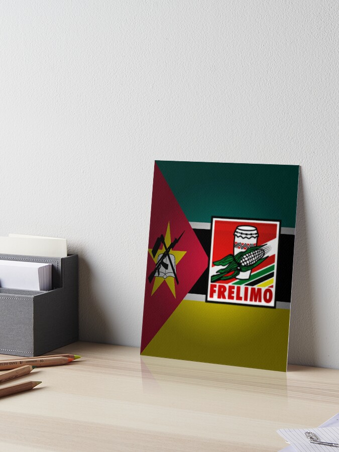 Lámina rígida for Sale con la obra «Partido Comunista Frelimo Mozambique» de VintageMelodies | Redbubble