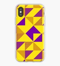 Intersex Pride Geometric Triangle Pattern 1 iPhone Case