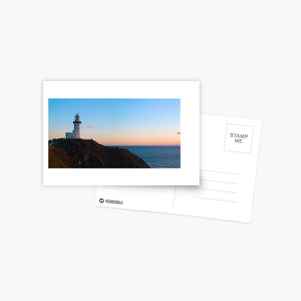 Cape Byron lighthouse at sunrise Postcard