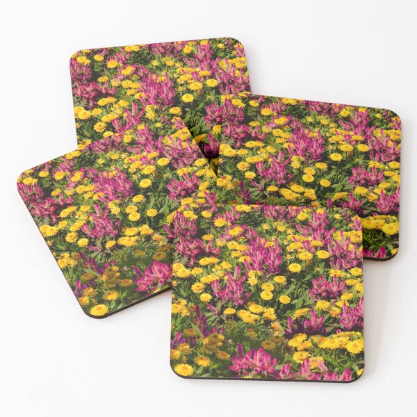 Item preview, Field of colorful flowers designed and sold by Zina Stromberg.