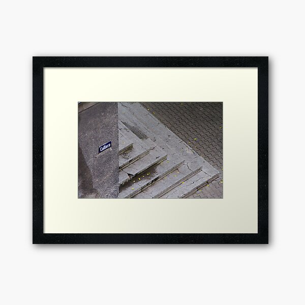 Street Corner Framed Art Print