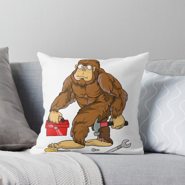 Item preview, Bigfoot Sasquatch Handyman Carpenter With Tools Dad Craftsmen Fixer designed and sold by gameofdesign.
