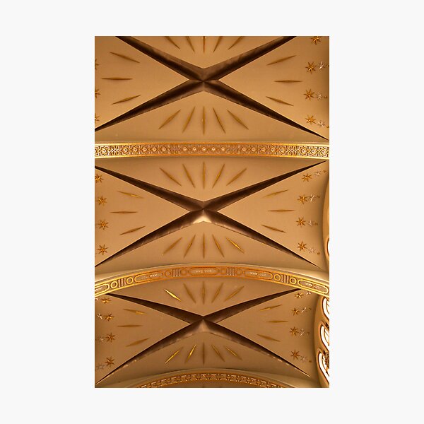 Gold Church Ceiling Photographic Print