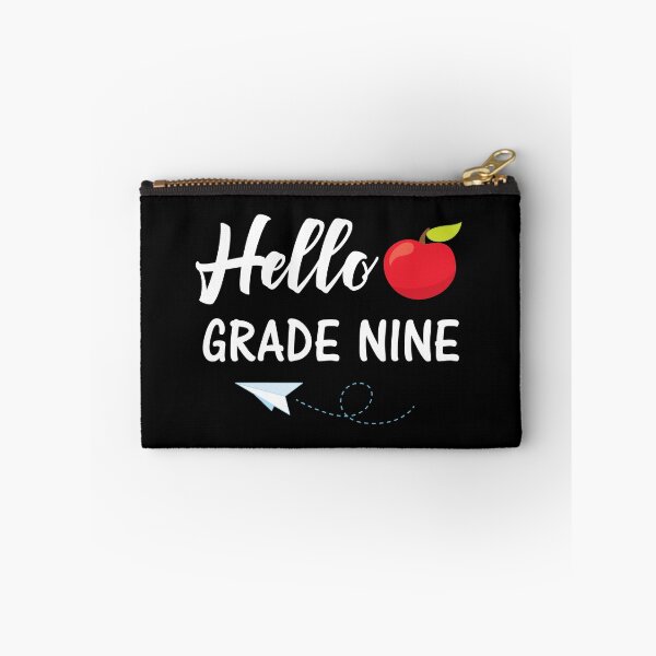 Item preview, Hello Grade Nine Cute Back To School Designs designed and sold by SpiritWestDesig.