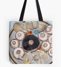 plate of Mushrooms Tote Bag