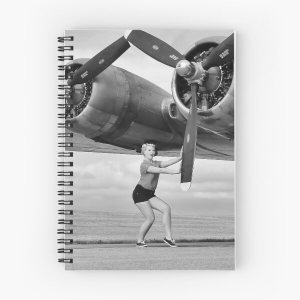 Item preview, Girl and her B-17 Flying Fortress No.2 designed and sold by Jimmy Ostgard.