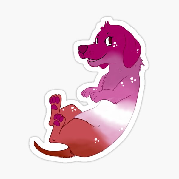 Lesbian Dachshund Sticker