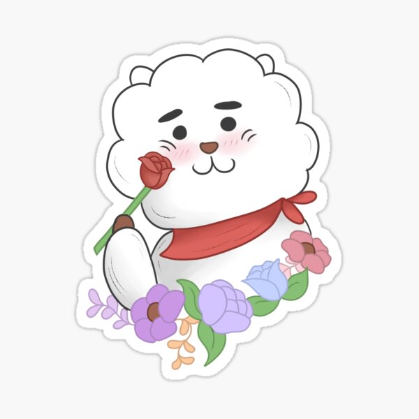 RJ sticker Bt21 Pegatina