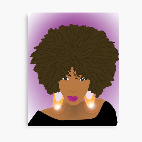 Afro Chic Canvas Print