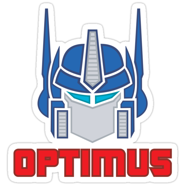 "Optimus Prime Logo" Stickers by Toon-Alchemist | Redbubble