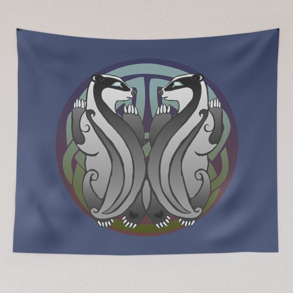 Item preview, Mae moch daear | Badgers designed and sold by Aakheperure.
