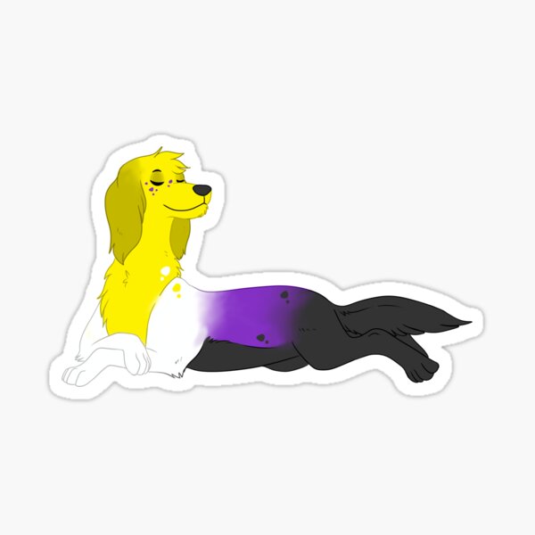Nobinary Saluki Sticker