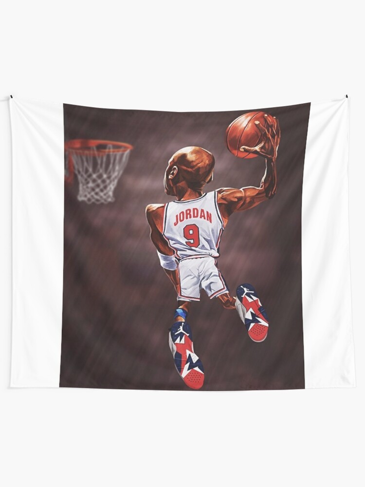 "Michael Jordan" Tapestry By IbrahimGhd | Redbubble