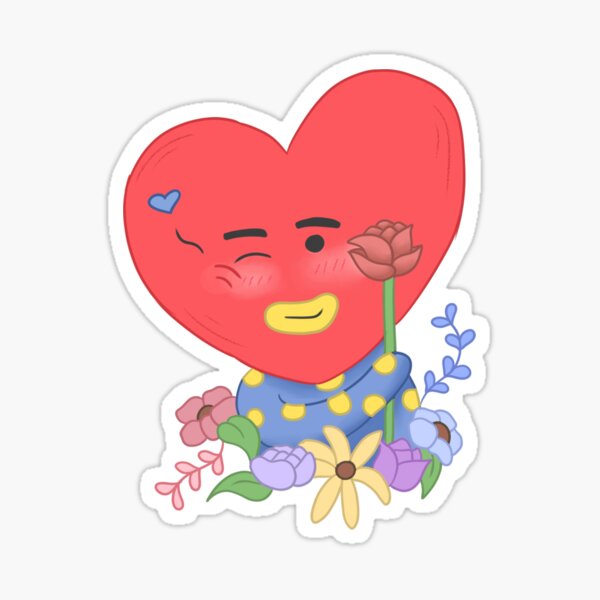 Tata Sticker Bt21 Pegatina