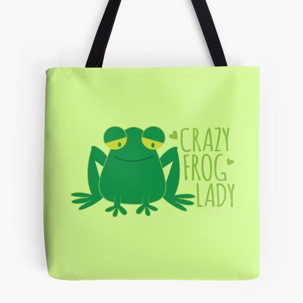 Item preview, Crazy Frog Lady designed and sold by jazzydevil.