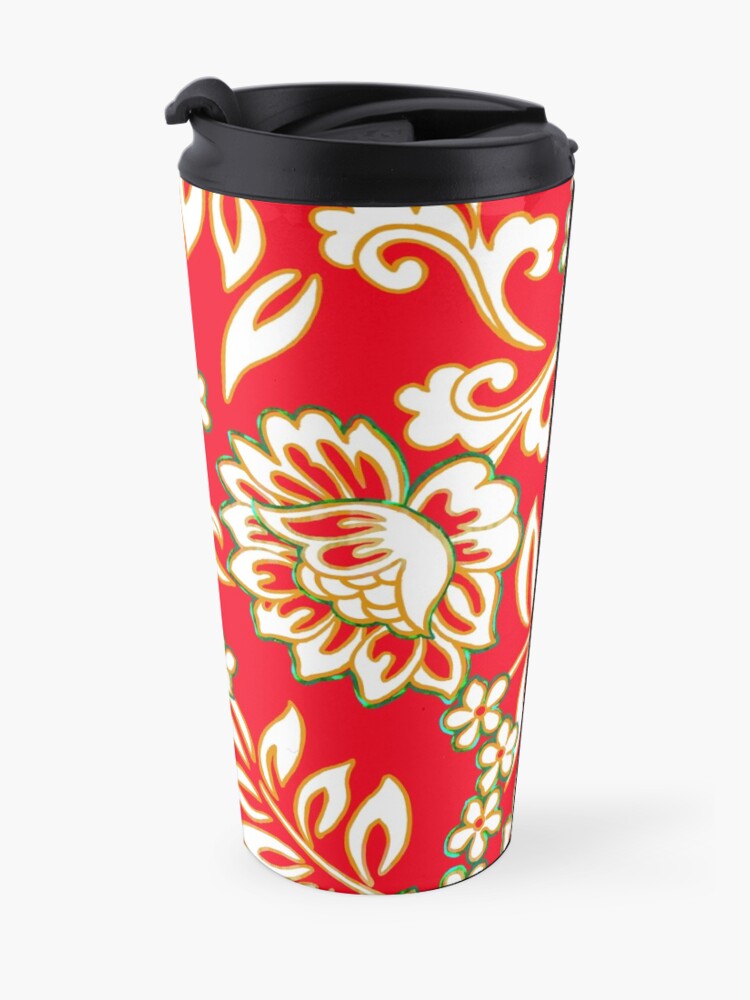 "Tropical Eggnog Punch" Travel Mug by PolkaDotStudio Redbubble
