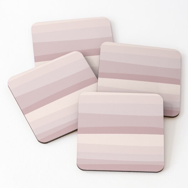 Item preview, Soothing Stripes Irregular Stripe Pattern in Mauve Tones designed and sold by kierkegaard.