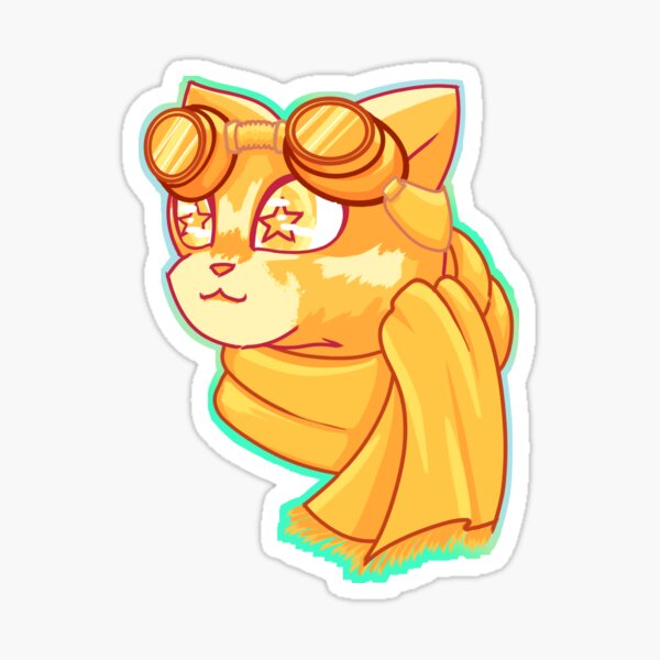 "Rocket cat" Sticker by AlOrsaArt Redbubble