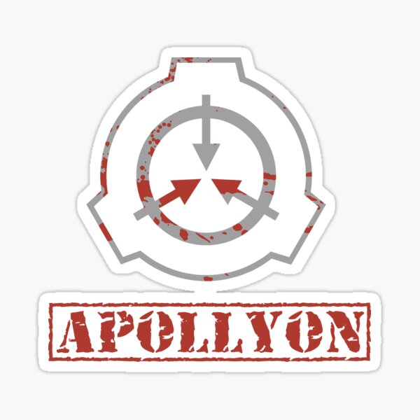 Artikel-Vorschau von Apollyon SCP Bloody Logo Containment Breach, designt und verkauft von yellowdellow.