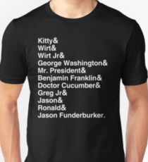 Frog Names Slim Fit T-Shirt
