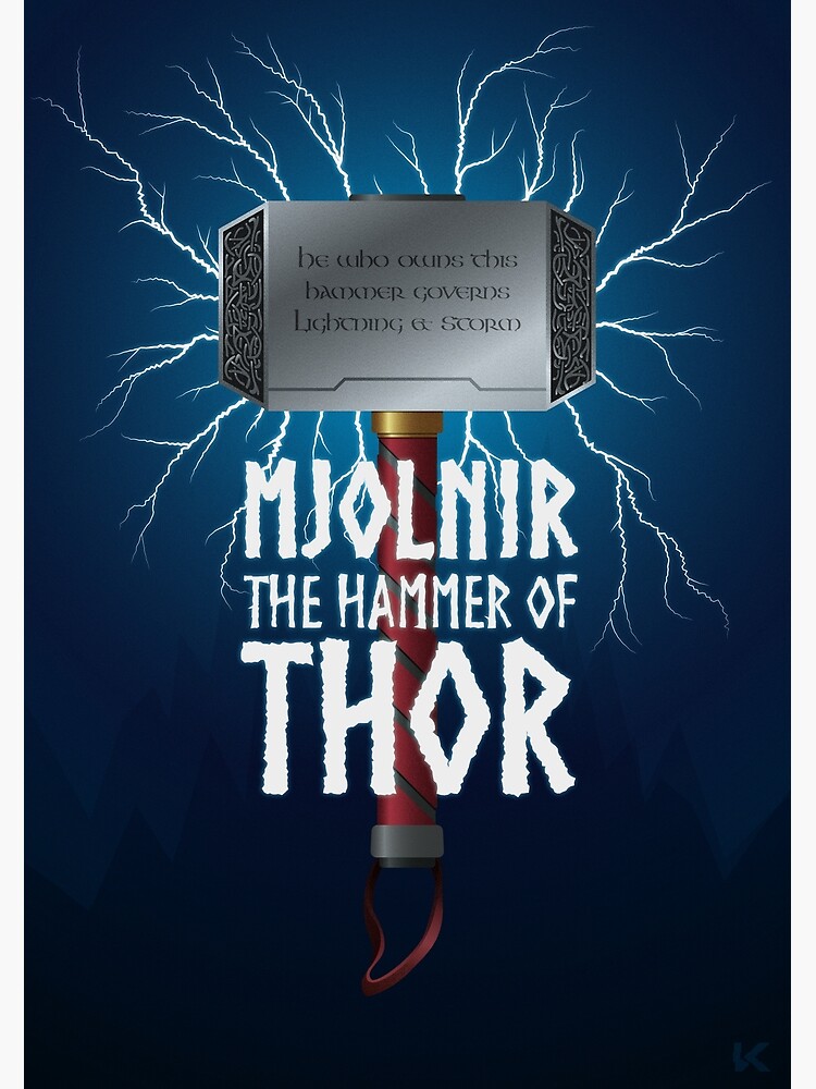 Mjolnir the hammer of Thor by Kniffen