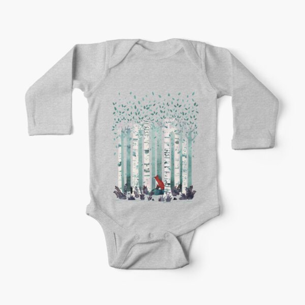 The Birches Long Sleeve Baby One-Piece