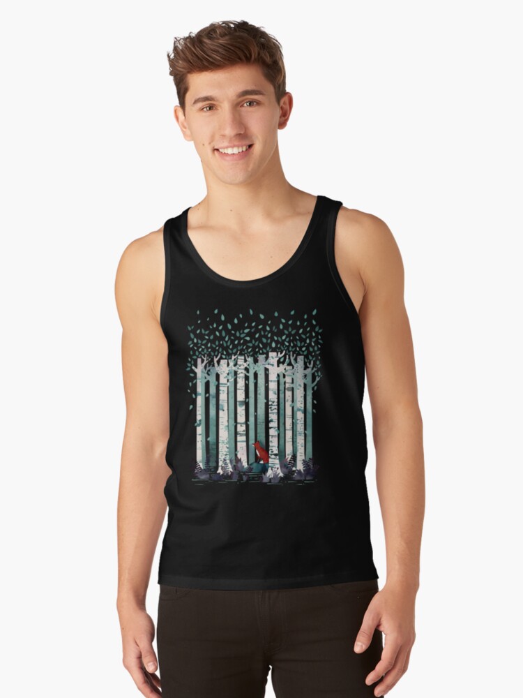 Thumbnail 1 of 3, Tank Top, The Birches designed and sold by littleclyde.