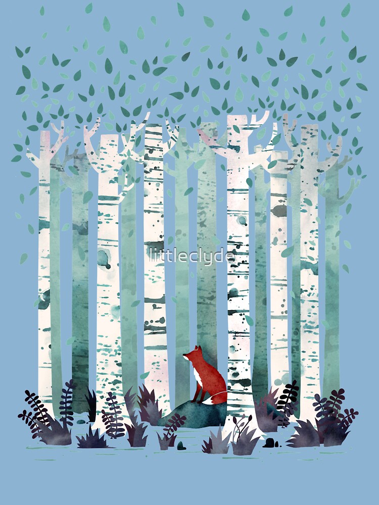 Thumbnail 2 of 2, Kids T-Shirt, The Birches designed and sold by littleclyde.