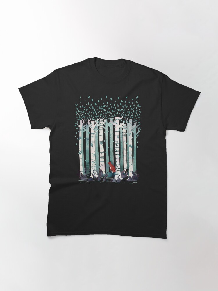 Thumbnail 2 of 7, Classic T-Shirt, The Birches designed and sold by littleclyde.