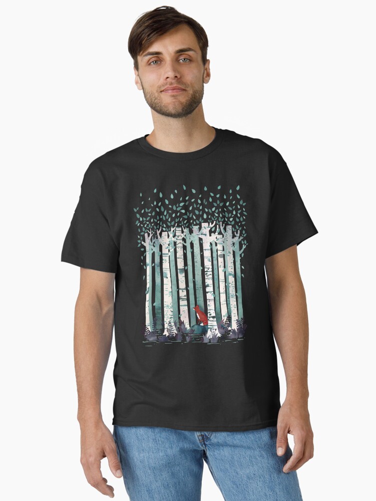 Thumbnail 1 of 7, Classic T-Shirt, The Birches designed and sold by littleclyde.