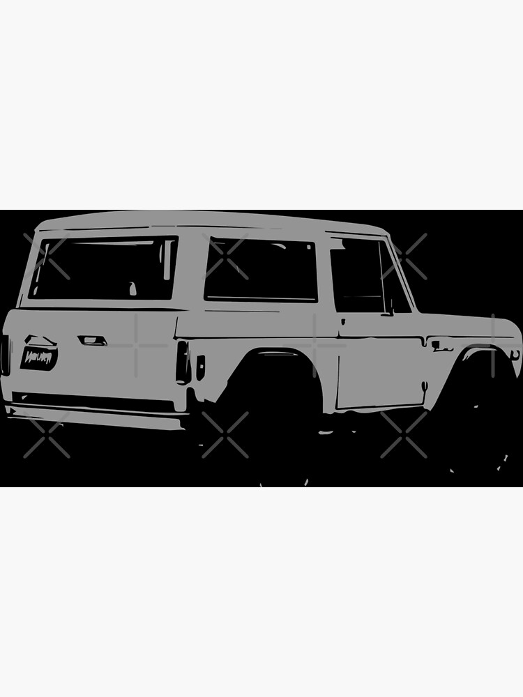 Discover Vintage Ford Bronco Canvas