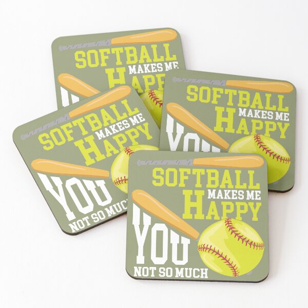 Item preview, Softball Makes Me Happy You Not So Much designed and sold by Sandra78.