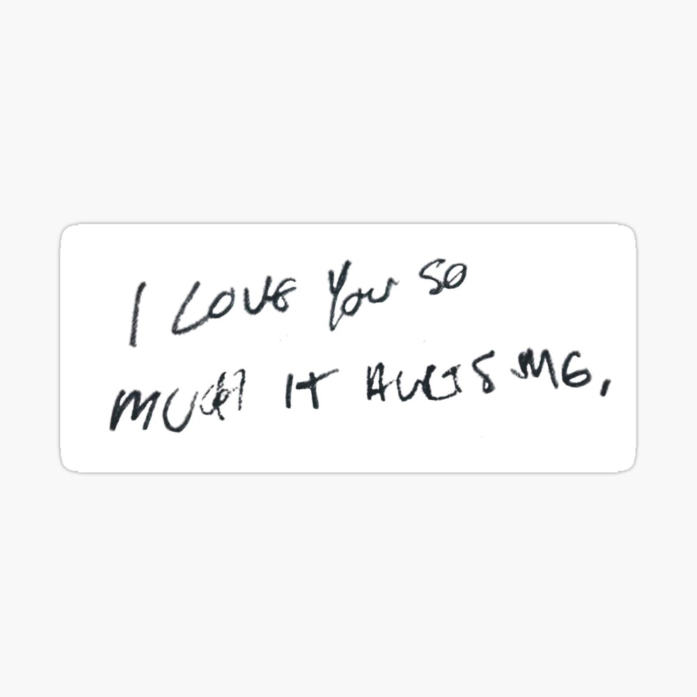 I Love You So Much It Hurts Me Harry Styles Hardcover Journal By Sighcaro Redbubble