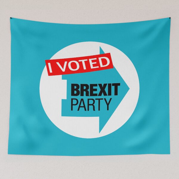 Artikelvorschau, Austritt der Brexit-Partei bedeutet Austritt, Austritt bedeutet Austritt, Politik für immer ändern entworfen und verkauft von DavidLeeDesigns.