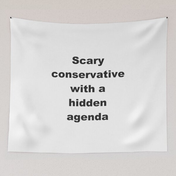 Item preview, Scary Conservative With A Hidden Agenda T-Shirt  designed and sold by TravelAl.