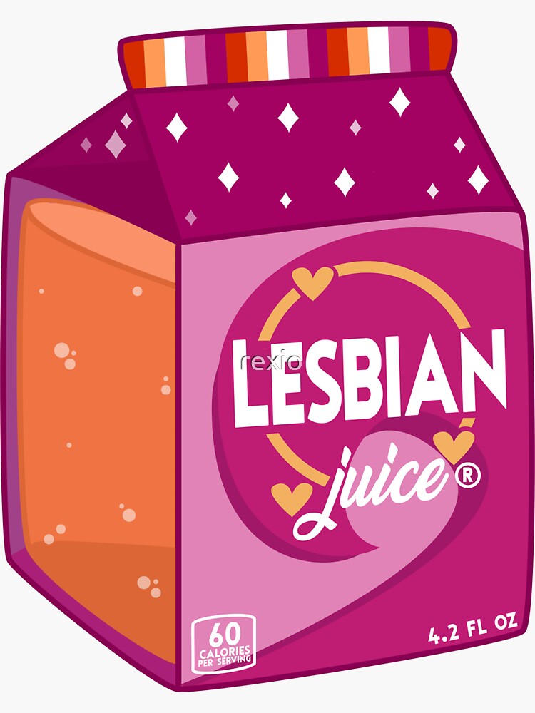 Lesbian Juice Sticker For Sale By Rexio Redbubble