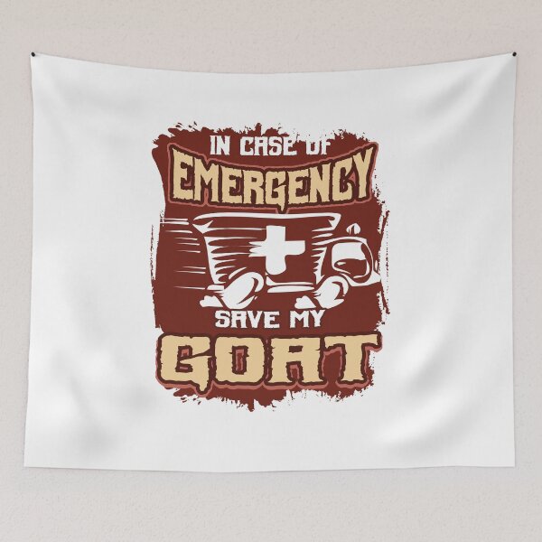 Item preview, In Case Of Emergency Save My Goat T-Shirt designed and sold by TravelAl.