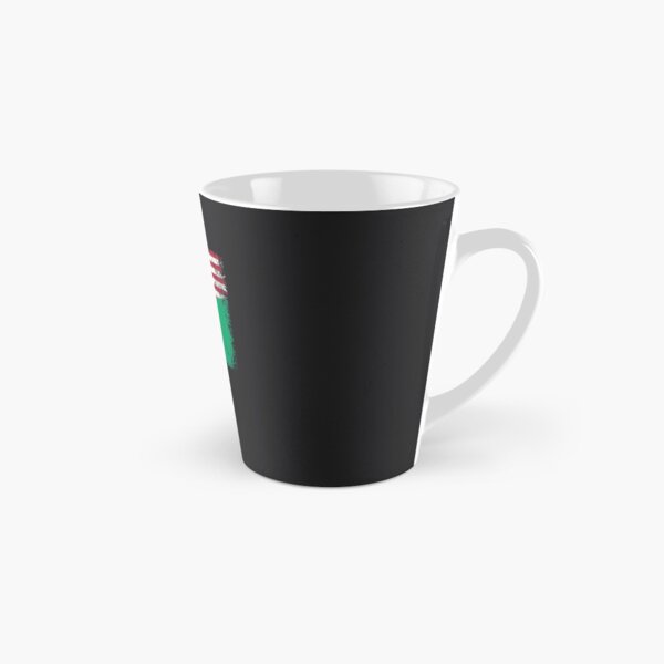Half Ivorian Flag Design | Vintage Cote d'Ivoire USA Gift Tall Mug